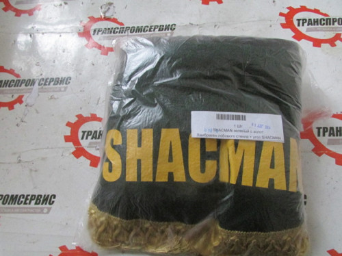 Ламбрекен лобового и бокового стекла SHACHMAN зеленый с золотом