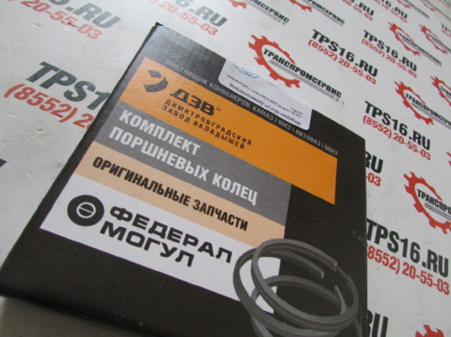 Кольца поршневые черно-белые КАМАЗ Евро-3 на 1 порш. ДЗВ/Федерал Могул