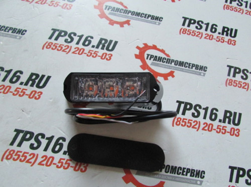 Фонарь маяк стробоскопический 10-30В Желтый малый